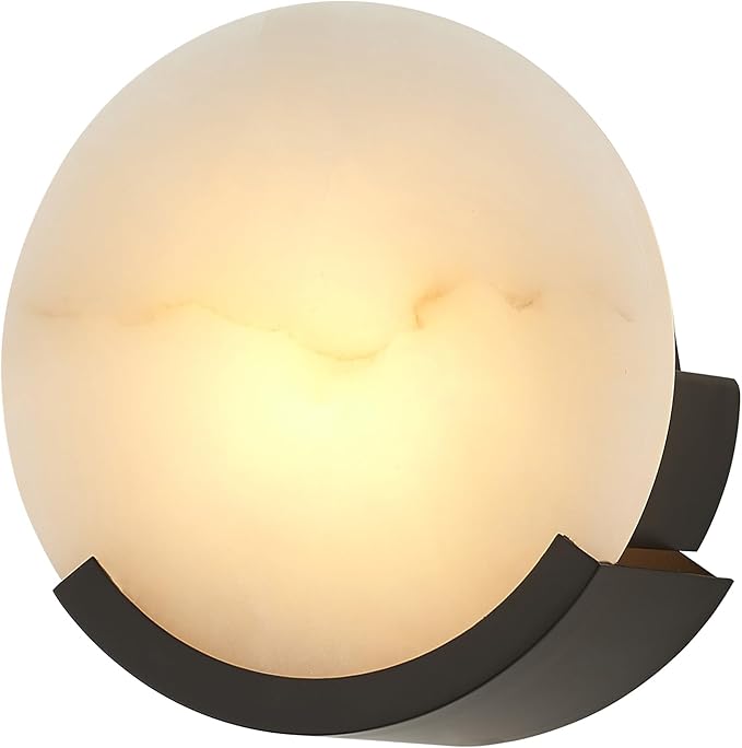 1-Light Black Modern Wall Sconces