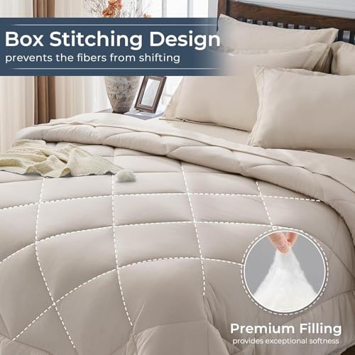 7 Piece Oversized Queen Comforter Set