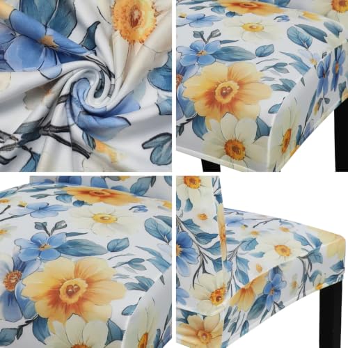 Pattern Chair Covers for Dining Room Set of 6