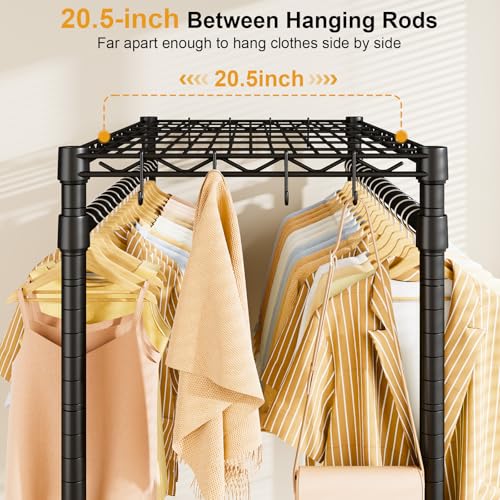 Rolling Clothes Rack