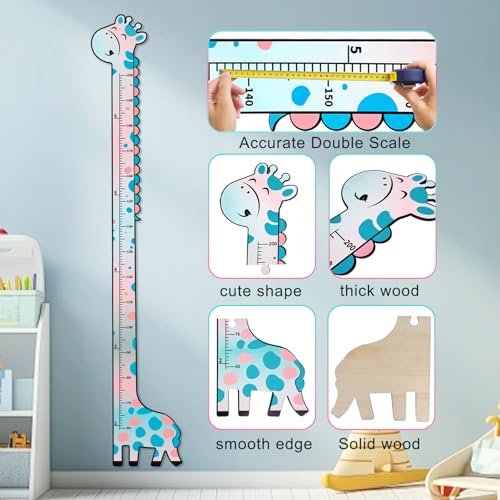 Wooden Growth Chart for Kids (6 Count)