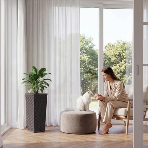 Resin 24'' Tall Planters (2 Count)