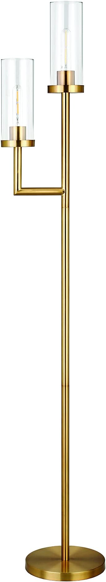 Henn&Hart 2-Light Torchiere Floor Lamp