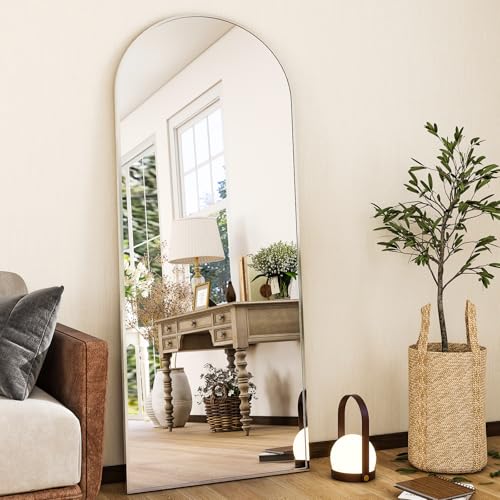 56"x21" Arched Full Length Mirror Floor Mirrors