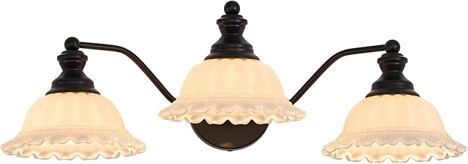 Black 3 Light Vanity Light Modern Bathroom Vanity Light Fixture