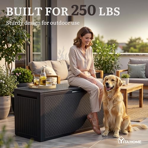 95 Gallon Large Outdoor Deck Box