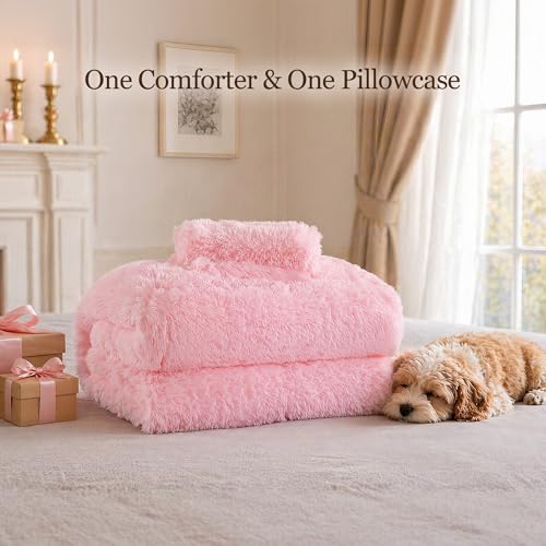Fluffy Twin Comforter Set