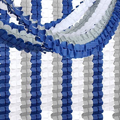 Navy Blue White (12 Count)