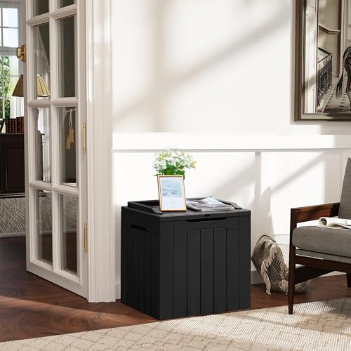 31 Gallon Resin Deck Box All Weather Outdoor Storage Boxes for Patio Furniture Set