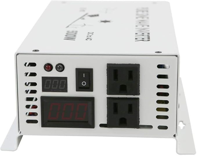 WZRELB 300W 12V Pure Sine Wave Solar Power Inverter DC AC Converter