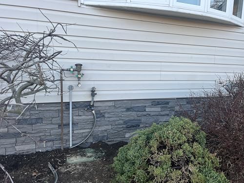 Distinct 6 Pack Faux Stone Wall Panel 48 in x 13 in x 2 in Ledge Stone High Density Polyurethane Wall Siding Panels 24 sq ft (6 Count)