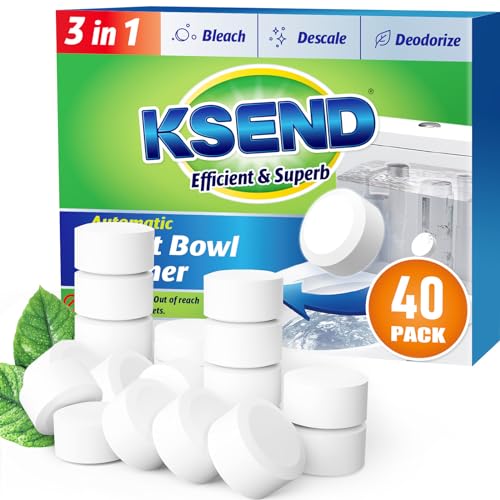 Toilet Bowl Cleaner Tablets 40 Pack (40 Count)