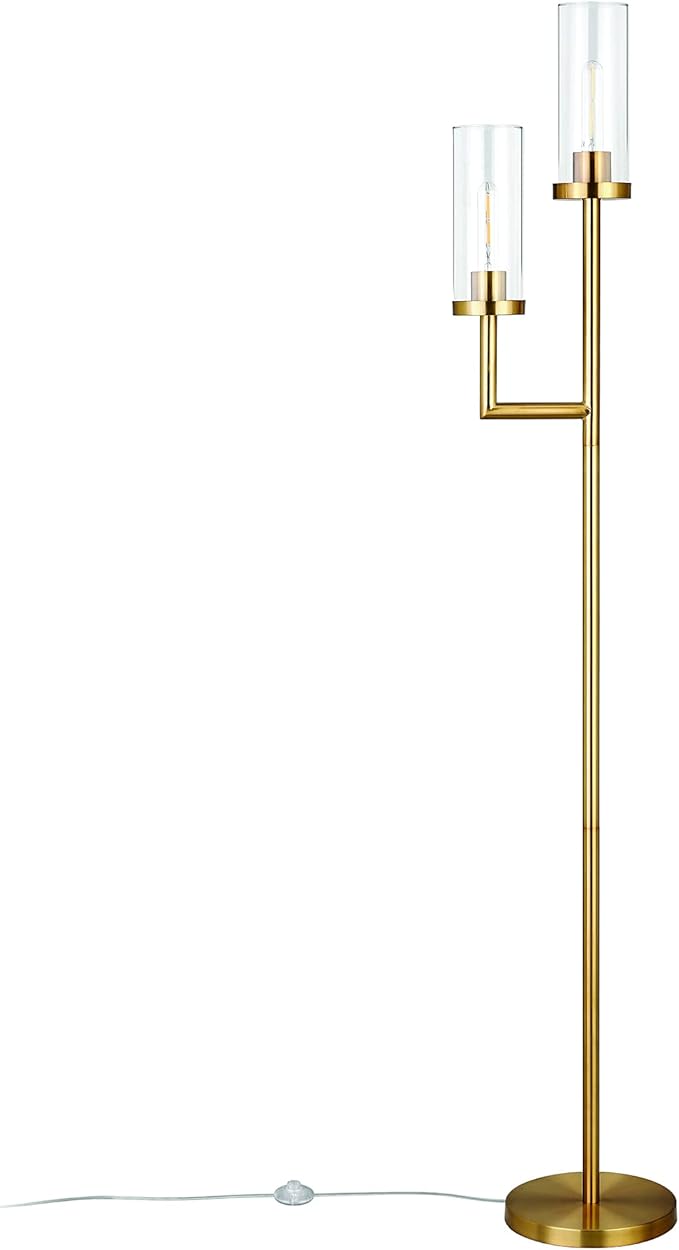 Henn&Hart 2-Light Torchiere Floor Lamp