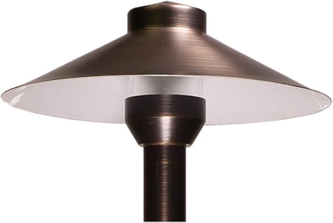 BestPro Lighting 12V Landscape Lighting 3W LED Brass Pathway Light