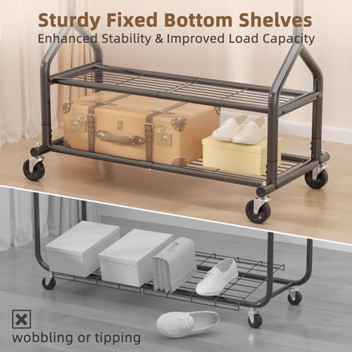 Heavy Duty Clothes Rack Load 556 LBS