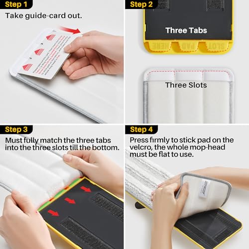 17.7 Inch Microfiber Mop Replacement Pads (2 Count)