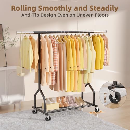 Heavy Duty Clothes Rack Load 424 LBS