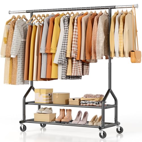Heavy Duty Clothes Rack Load 556 LBS