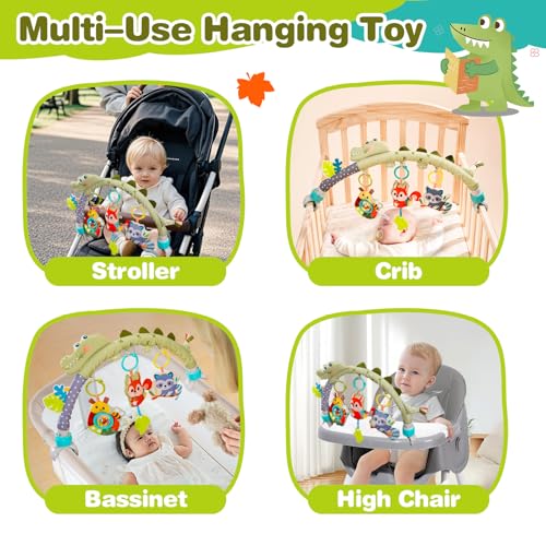 Bassinet Stroller Crib Mobile Toy for Baby 0