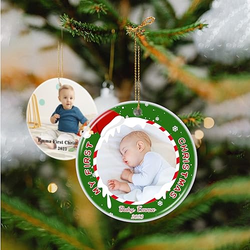 Personalized Babys First Christmas Ornament 2026