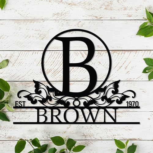 Personalized Metal Name Signs