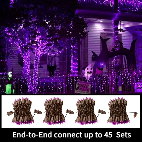 Purple Halloween Lights (100 Count)