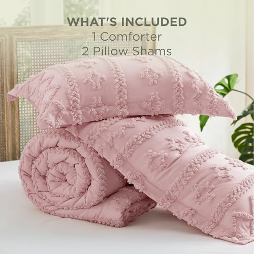 Tufted Boho Comforter Set King Size
