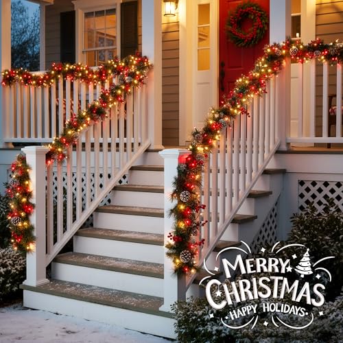 50 Count Red&Clear Christmas Lights Outdoor