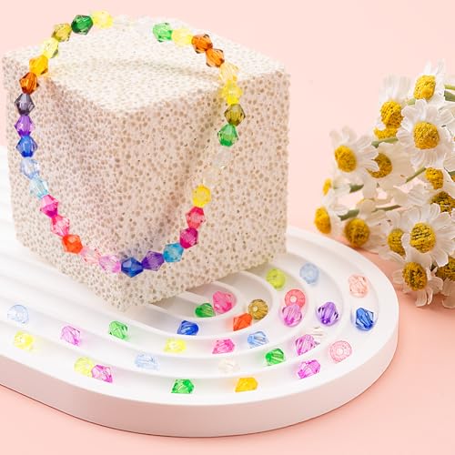 3760 Pieces 6mm Crystal Beads for Jewelry Making (3760 Count)