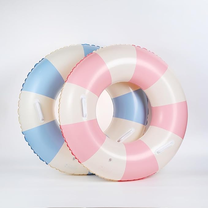 2 PCS Inflatable Pool Floats for Swimming Pool Party Lake Beach Adults - Floaties Pool Tubes Swim Rings Tubes Floaties for Beach Pool Party Decorations