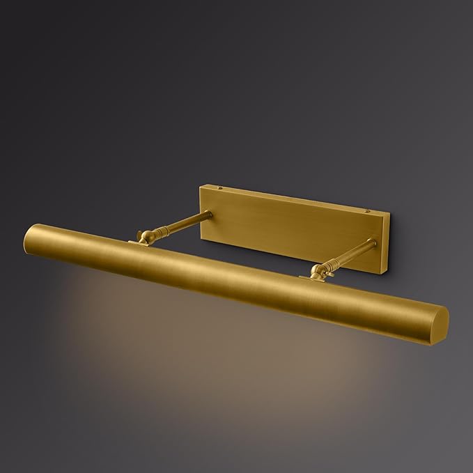 24" Brass Picture Light Hardwired