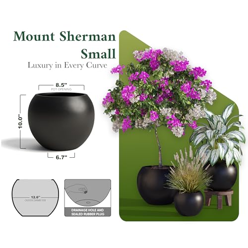 Fiberstone Globe Planter Indoor Outdoor