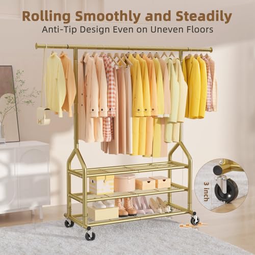 Heavy Duty Clothes Rack Load 688 LBS