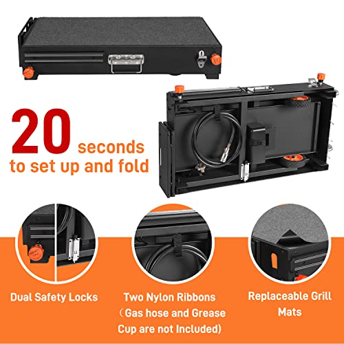 Grill Table with Cover