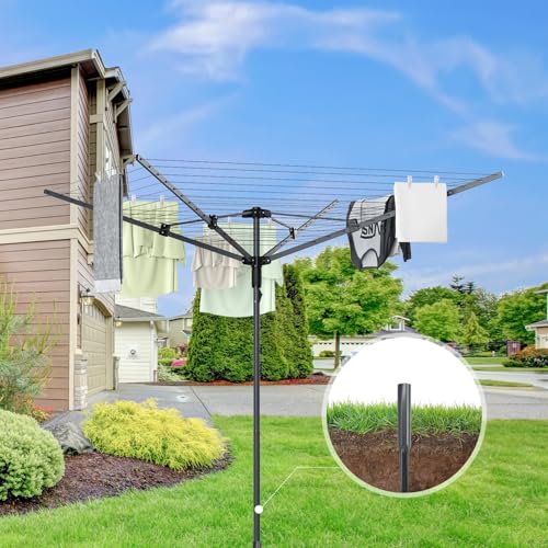 Heavy Duty Outdoor Umbrella Clothesline