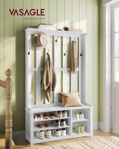 Hall Tree with Bench and Shoe Storage