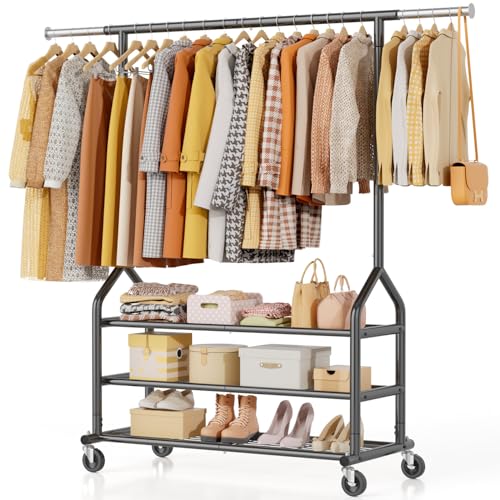 Heavy Duty Clothes Rack Load 556 LBS