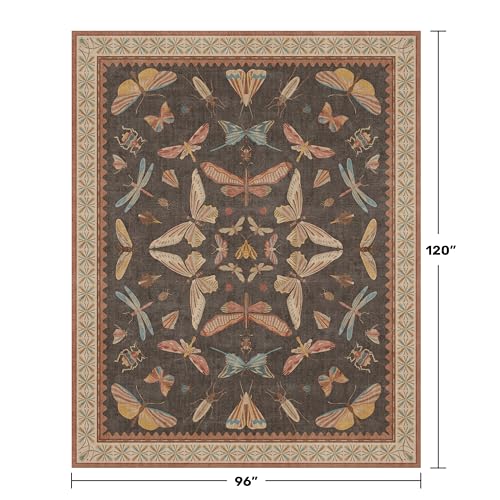 Brown Large 8x10 Living Room Area Rug (80 Sq Ft)