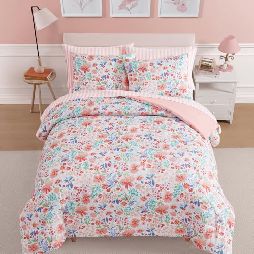 Twin XL Comforter Set with Sheets for Girls