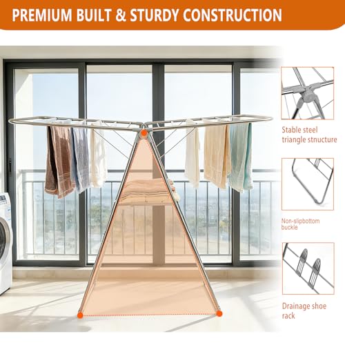 Clothes Drying Rack Foldable