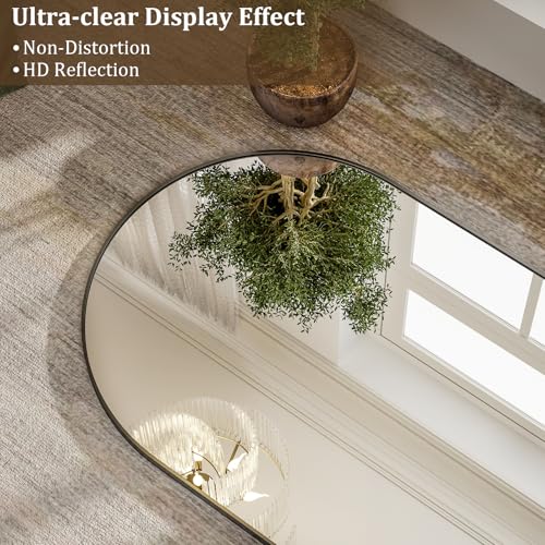 76"x34" Arched Full Length Mirror