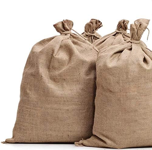 Burlap Bags 22" x 36" - Great for Planting/Gardening - Kids Sack Bag - Plant Covers - Sacks Burlap by Sandbaggy (1 Bag)