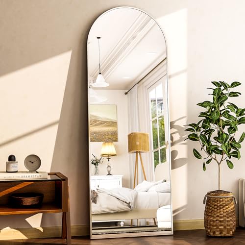 64"x21" Arched Full Length Mirror Free Standing Floor Mirrors