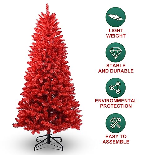 5ft Red Artificial Christmas Tree