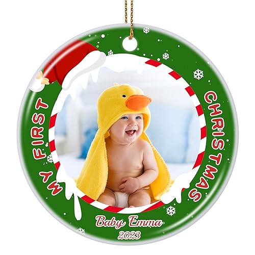 Personalized Babys First Christmas Ornament 2026