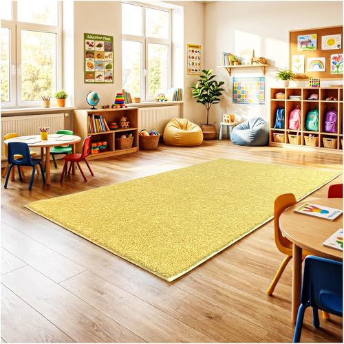 Soft & Colorful 7' x 9' Kids Classroom Area Rug