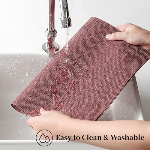 Burgundy Placemats Set of 12 (12 Count)