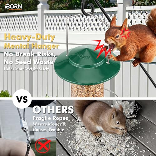 Bird feeders for Outdoors Metal Chew Resistant