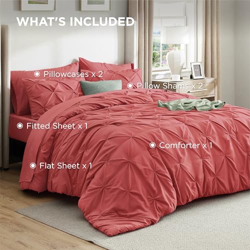 7 Piece Queen Comforter Set & Sheet Set