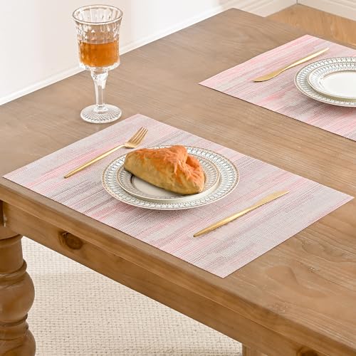 Misty Rose Placemats Set of 6 (6 Count)
